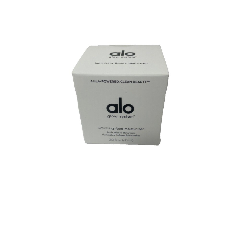 ALO Glow System Luminizing Face Moisturizer 2 oz Illuminates Softens Nourishes